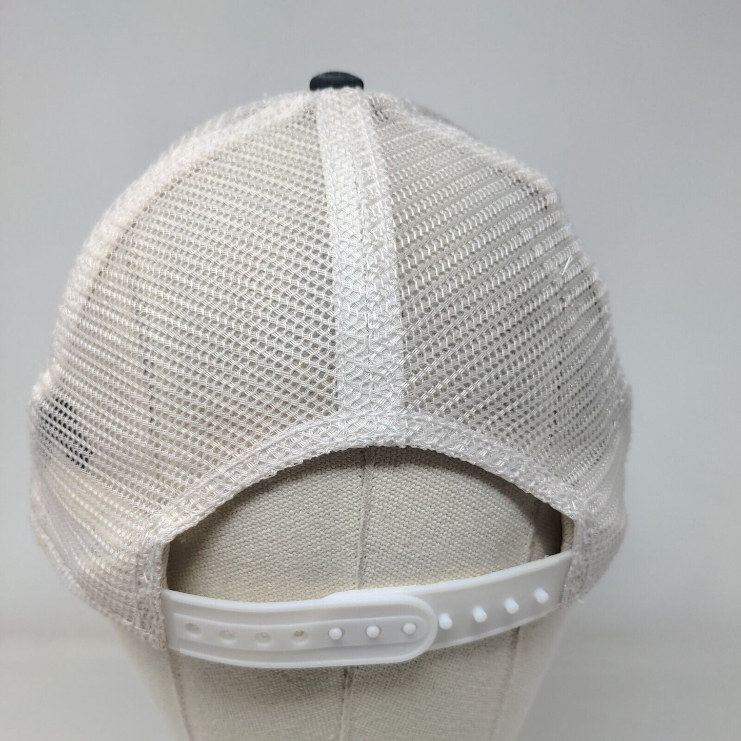 F Initial Snapback Trucker Hat Blue OSFM Low Profile Fit Mesh Back Under Armour