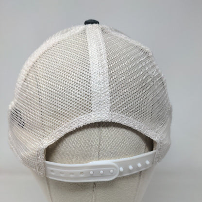F Initial Snapback Trucker Hat Blue OSFM Low Profile Fit Mesh Back Under Armour