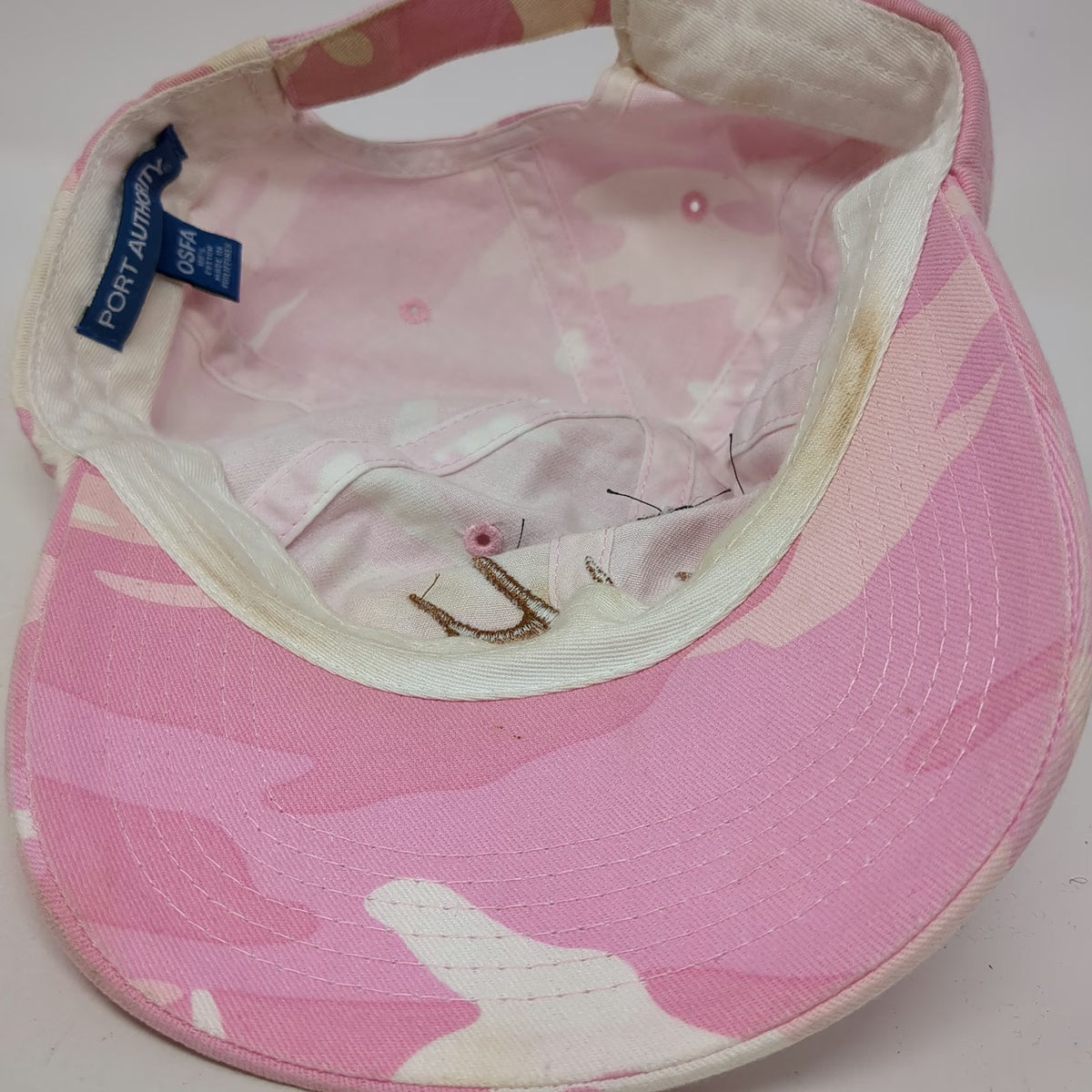 Port Authority Shed Horn Cellars Pink Camo One Size Antler Baseball Cap Hat