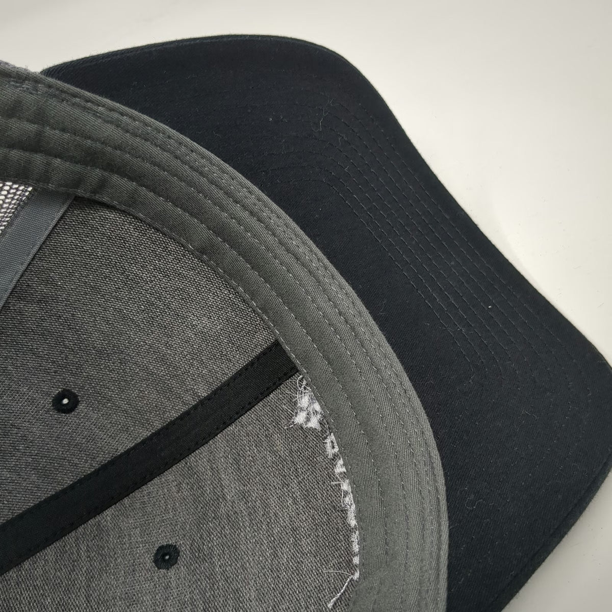Richardson Trucker Hat Black One Size Rangen Logo Mesh Back Snapback Adjustable