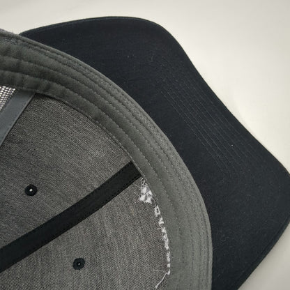 Richardson Trucker Hat Black One Size Rangen Logo Mesh Back Snapback Adjustable
