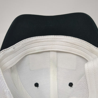 Columbia Baseball Cap Black White One Size PFG Mesh Back Flexfit Fishing Hat