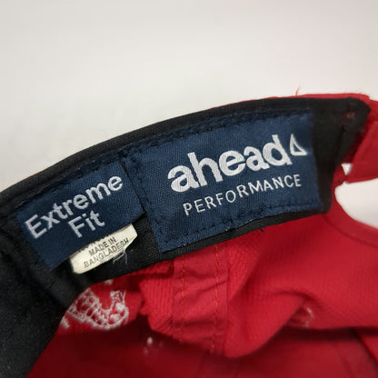 Ahead Baseball Cap Red One Size The BAY Performance Strapback Seahorse Hat