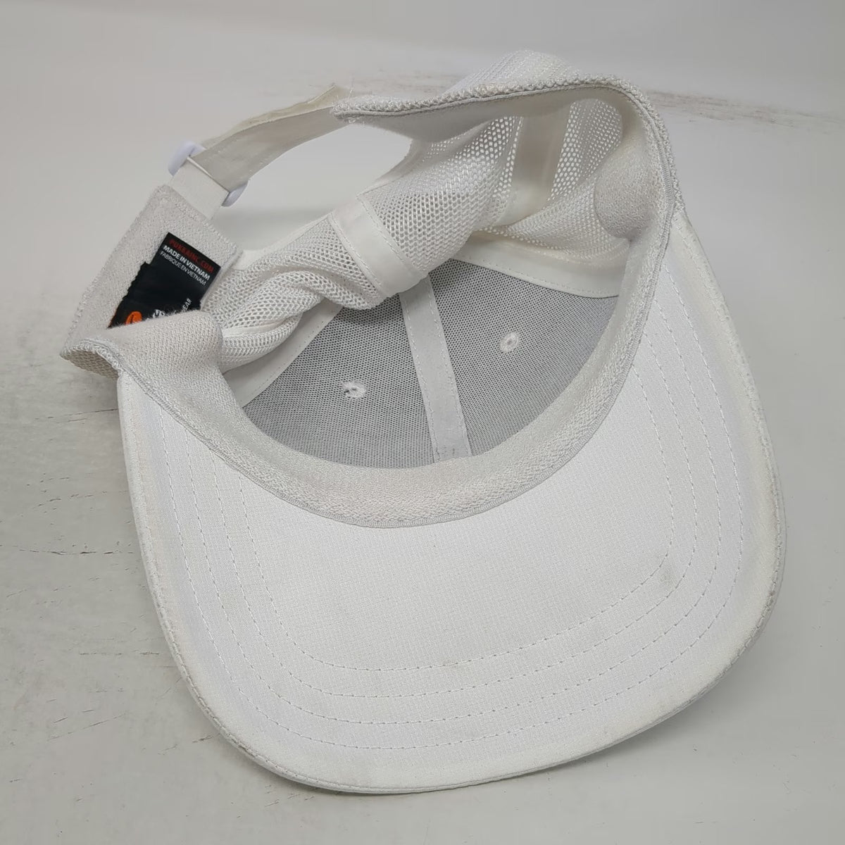 Pukka Albertsons Boise Open Golf Hat White One Size Baseball Cap Mesh Slideback