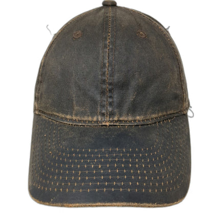 Signatures Baseball Cap Brown One Size Contrast Heavy Stitch Strapback Solid hat