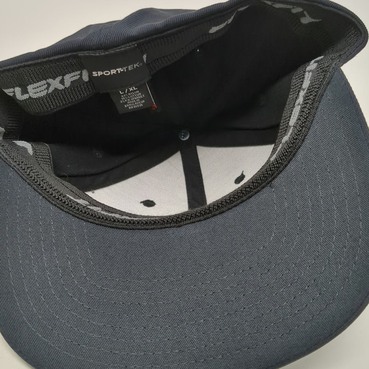 Sport-Tek Baseball Cap Black XL Flexfit Embroidered Quality Electric Logo Hat