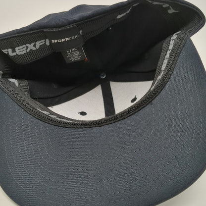 Sport-Tek Baseball Cap Black XL Flexfit Embroidered Quality Electric Logo Hat