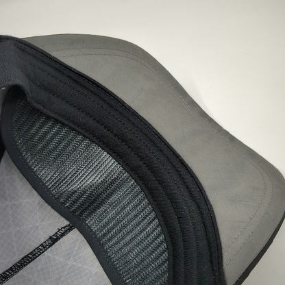 CODEOFBELL 5 Panel Black Hat One Size Recycled Polyester Laser Cut Reflective