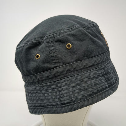 Colorado Buffaloes NCAA Black Gold Bucket Hat One Size Embroidered Cotton Logo