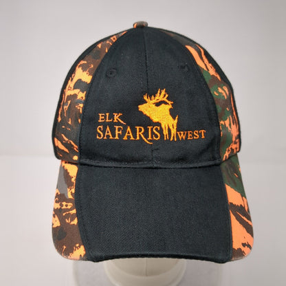 Elk Safaris West Strapback Hat Camo One Size Adjustable Embroidered Otto
