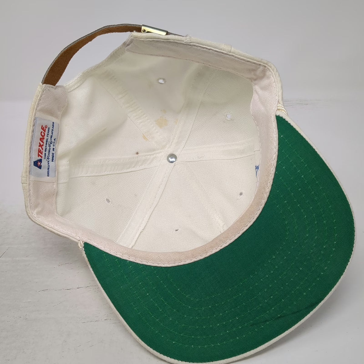 Texace Trucker White Hat Rick Dees Weekly Top 40 Radio Rope Slideback Vintage
