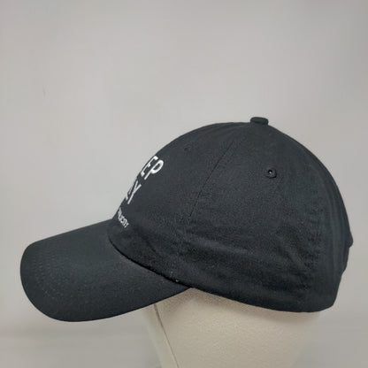 Deep Bay Perfect Simplicity Slideback Hat Black One Size Embroidered