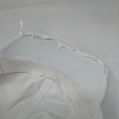 Old Navy Glitter Strapback Hat White S/M Adjustable Solid 6 Panel