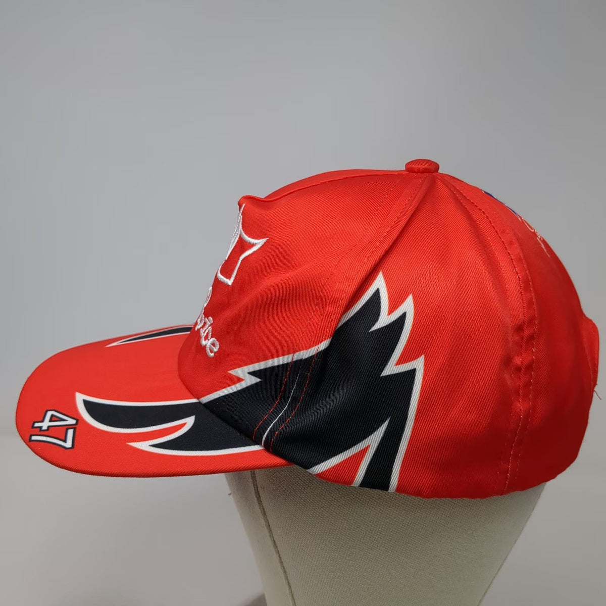 5 Panel Red Hat One Size Snapback Racing Old Spice 47 Cal Ripken Jr NASCAR JTG