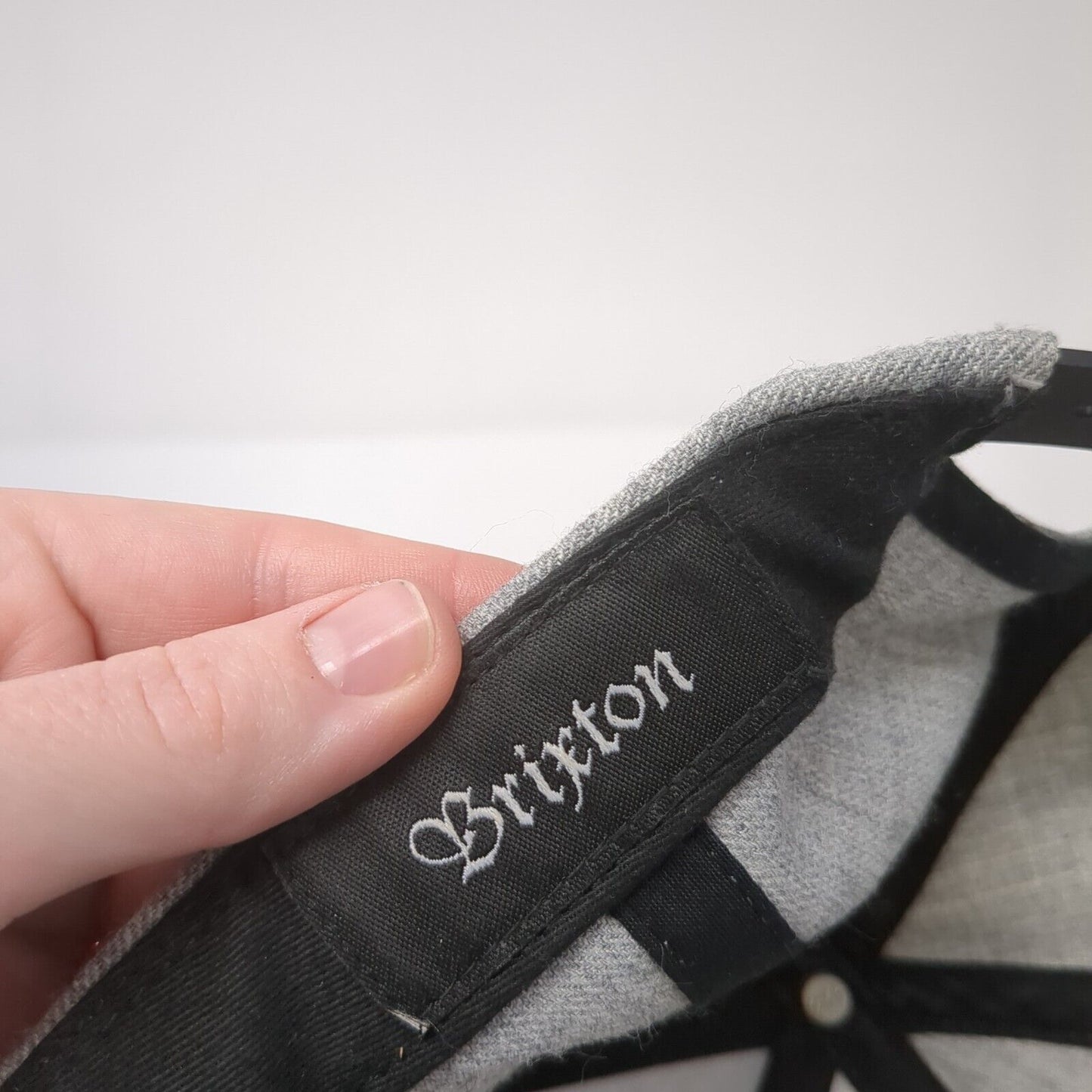 Brixton Mfg. Company Patch Snapback Hat Gray One Size Colorblock