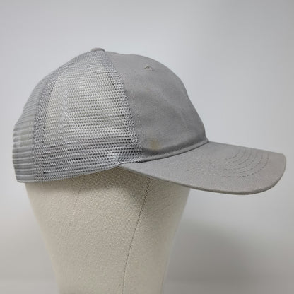 Lowe's 4 PROS Trucker Hat Gray One Size Mesh Snapback Workwear Logo Employee