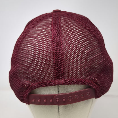 Winner Familian Pipe Supply Trucker Hat Red One Size Foam Mesh Rope Snapback
