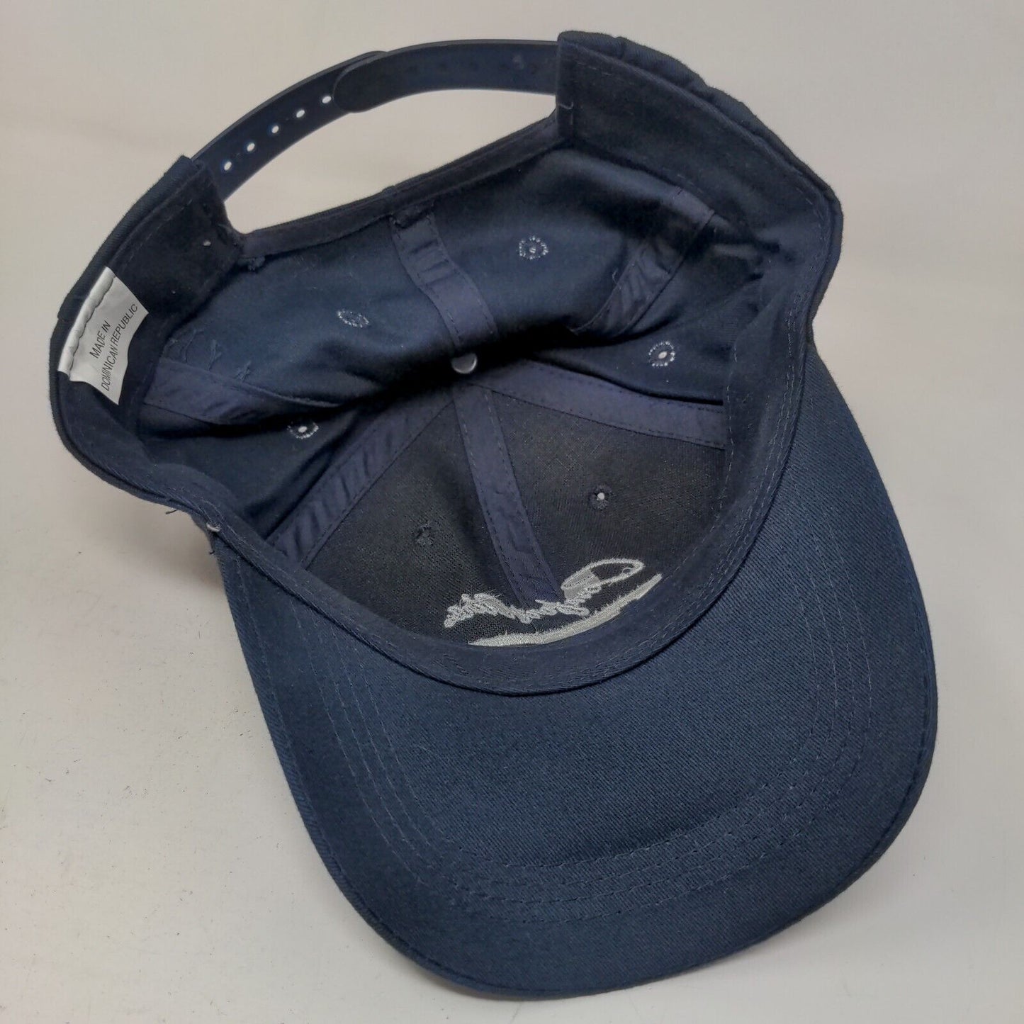 Duncan Comfort Aire Men's Snapback Hat Blue Adjustable Embroidered Logo