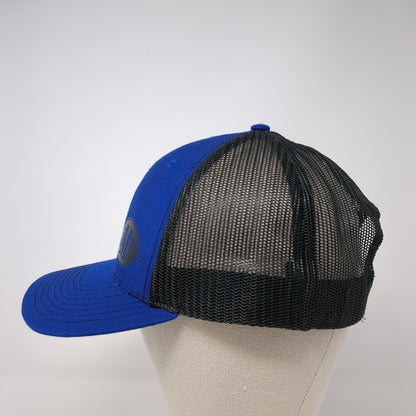 JMT Snapback 112 Trucker Hat Blue One Size Adjustable Mesh Back Richardson