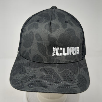 The Curb Snapback Mesh Back Trucker Hat Camouflage One Size Richardson