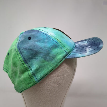 Idaho Slideback Hat Multi One Size Tie Dye Leather Patch Sportsman
