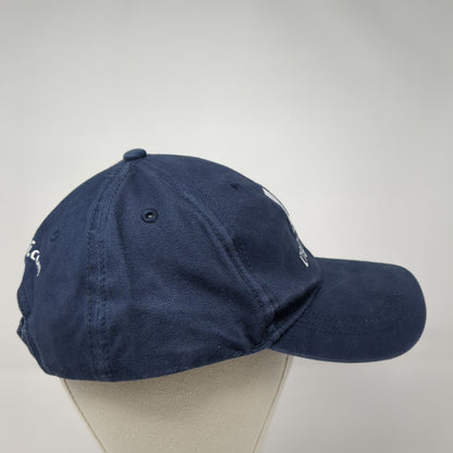 The Lighthouse Strapback Baseball Cap Blue OS Adjustable Embroidered Velocity