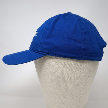 Fahrenheit Baseball Cap Blue White One Size Embroidered Strapback Bowling Hat