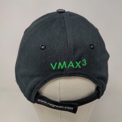 North American Green Men's Strapback Hat Black Size OSFA Embroidered Logo VMAX3