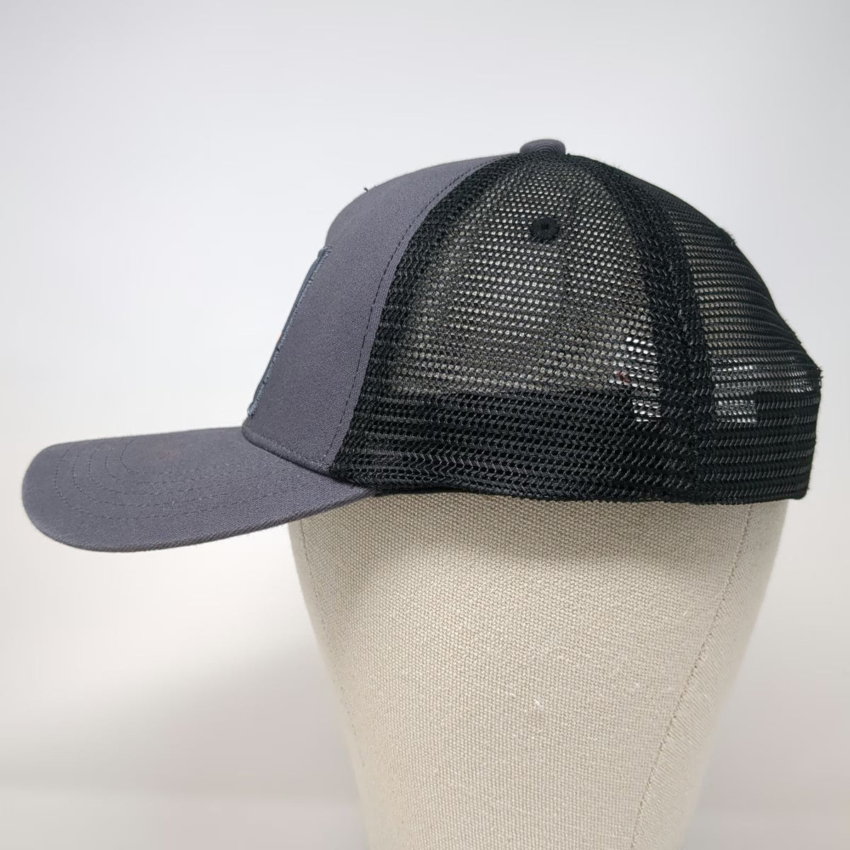 Leatt Trucker Hat Gray One Size Mesh Back Snapback Mountain Sunset Patch Hat