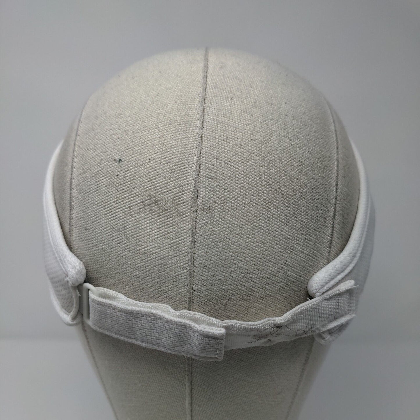 Adidas Climalite Strapback Sun Visor Hat White OSFA Adjustable Moisture Wicking