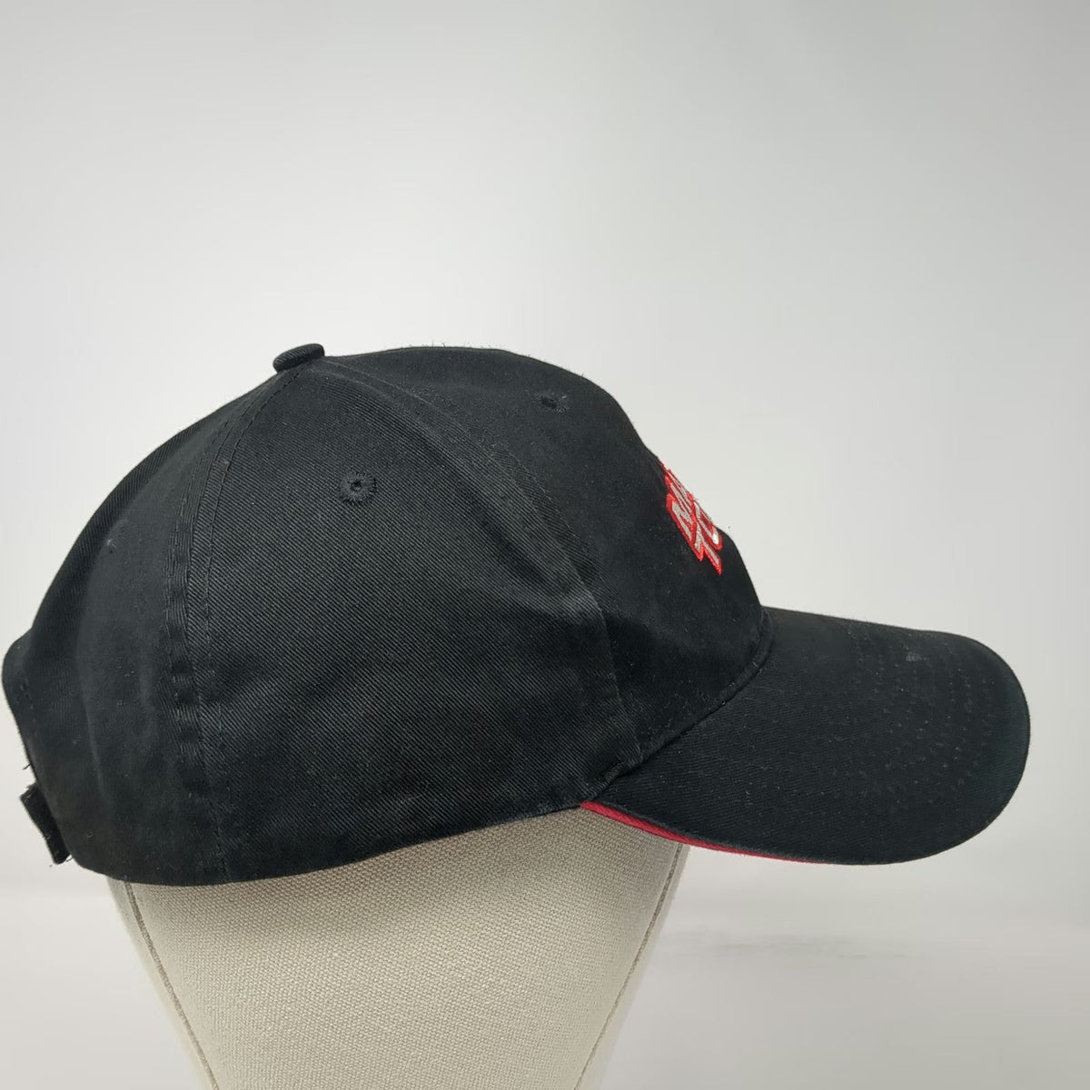 Matco Tools Baseball Cap Black One Size Embroidered Slideback Hat Red Trim