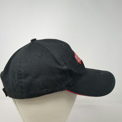 Matco Tools Baseball Cap Black One Size Embroidered Slideback Hat Red Trim