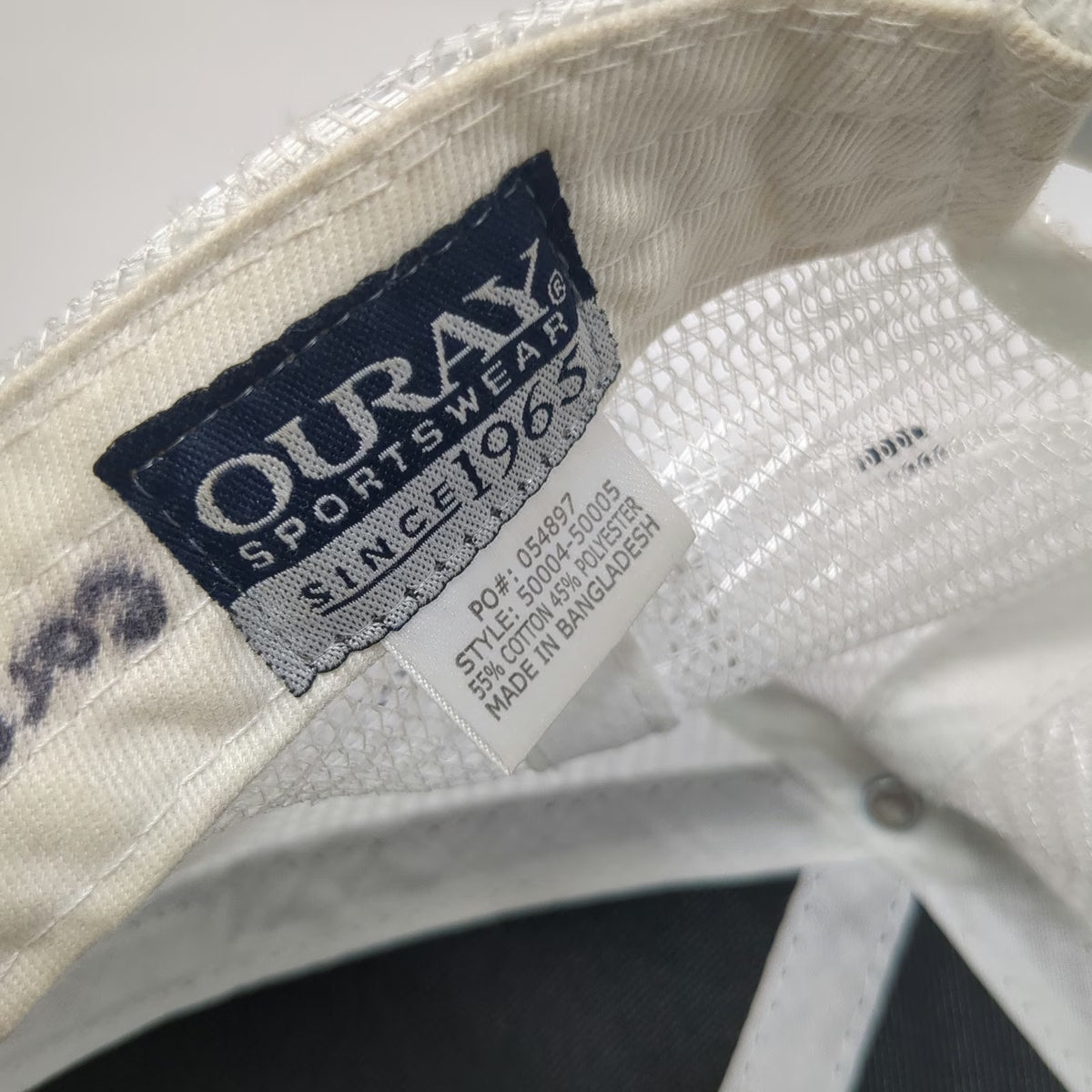 Ouray Trucker Hat Blue One Size Woolly Buggers Fly Fishing Mesh Snapback Cap