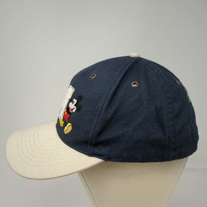 Walt Disney World Baseball Cap Blue One Size Mickey Mouse M Logo Slideback Hat