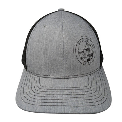 Ark & Co Home Snapback Trucker Hat Gray OS Adjustable Mesh Back Richardson