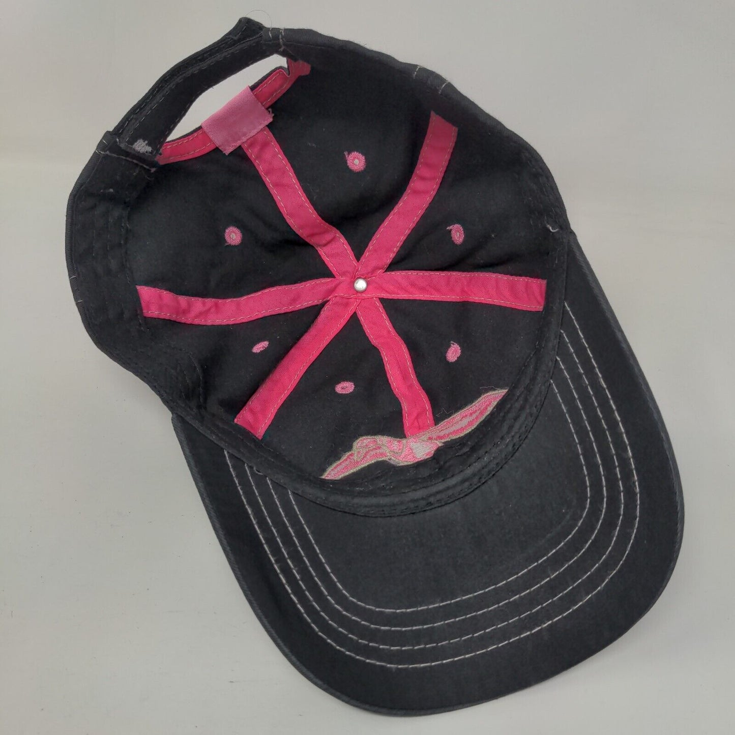 Duck Commander Strapback Hat Black One Size Adjustable Embroidered 6 Panel