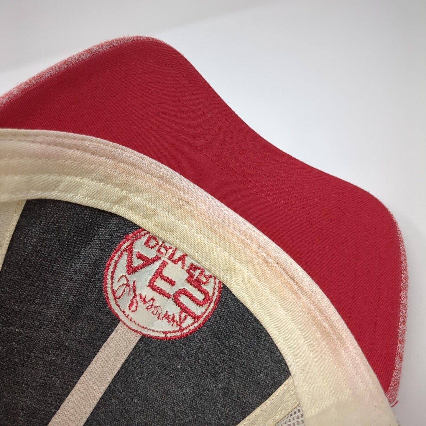 AFS Driver Snapback Trucker Hat Red Small Mesh Back Richardson Outdoor