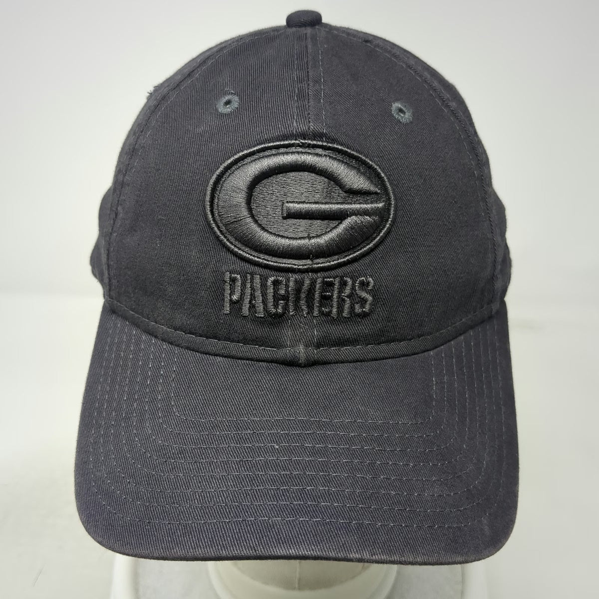 Green Bay Packers NFL New Era Cap Gray One Size Tonal Logo Adjustable 9TWENTY