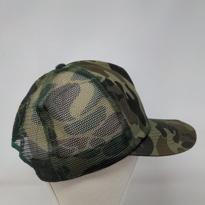 Unbranded Snapback Mesh Back Trucker Hat Camouflage One Size Blank