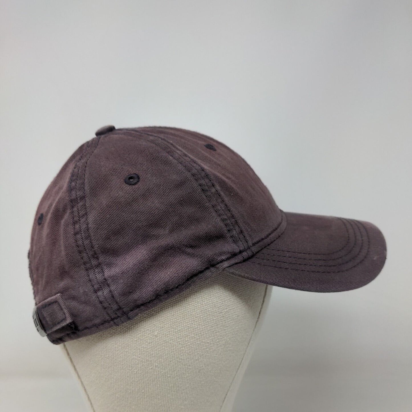 Tommy Hilfiger Slideback Hat Burgundy One Size Embroidered Logo 6 Panel