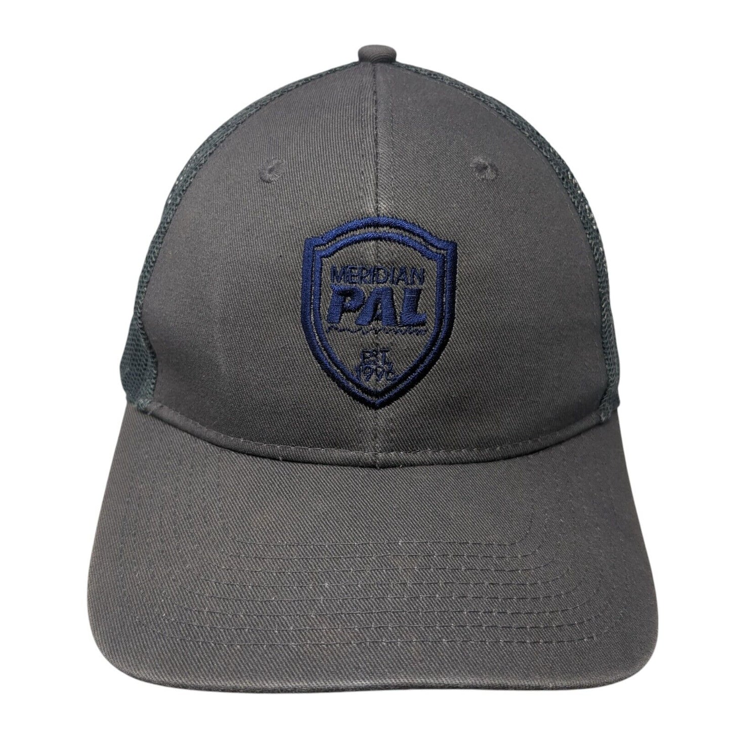 Meridian PAL Snapback Mesh Back Trucker Hat Gray One Size Port Authority