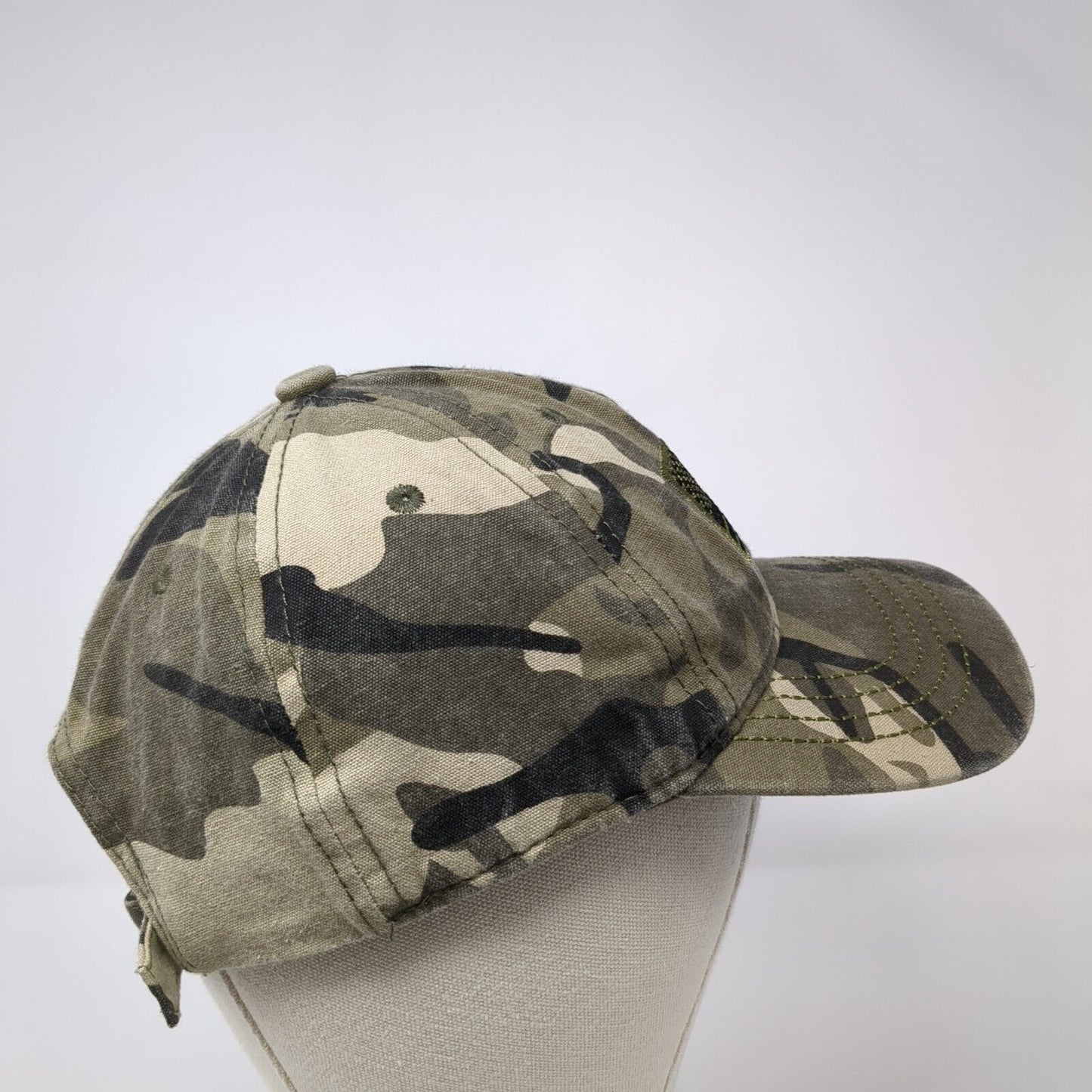 American Flag Slideback Hat Camouflage One Size Adjustable Embroidered
