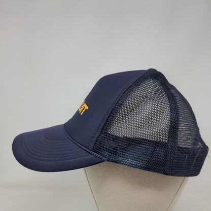 Recruit Snapback Trucker Hat Blue OSFM Adjustable Mesh Back Rope Otto