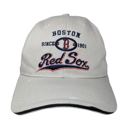 MLB Boston Red Sox Men's Slideback Hat Tan OSFA Embroidered Boston Red Sox Logo