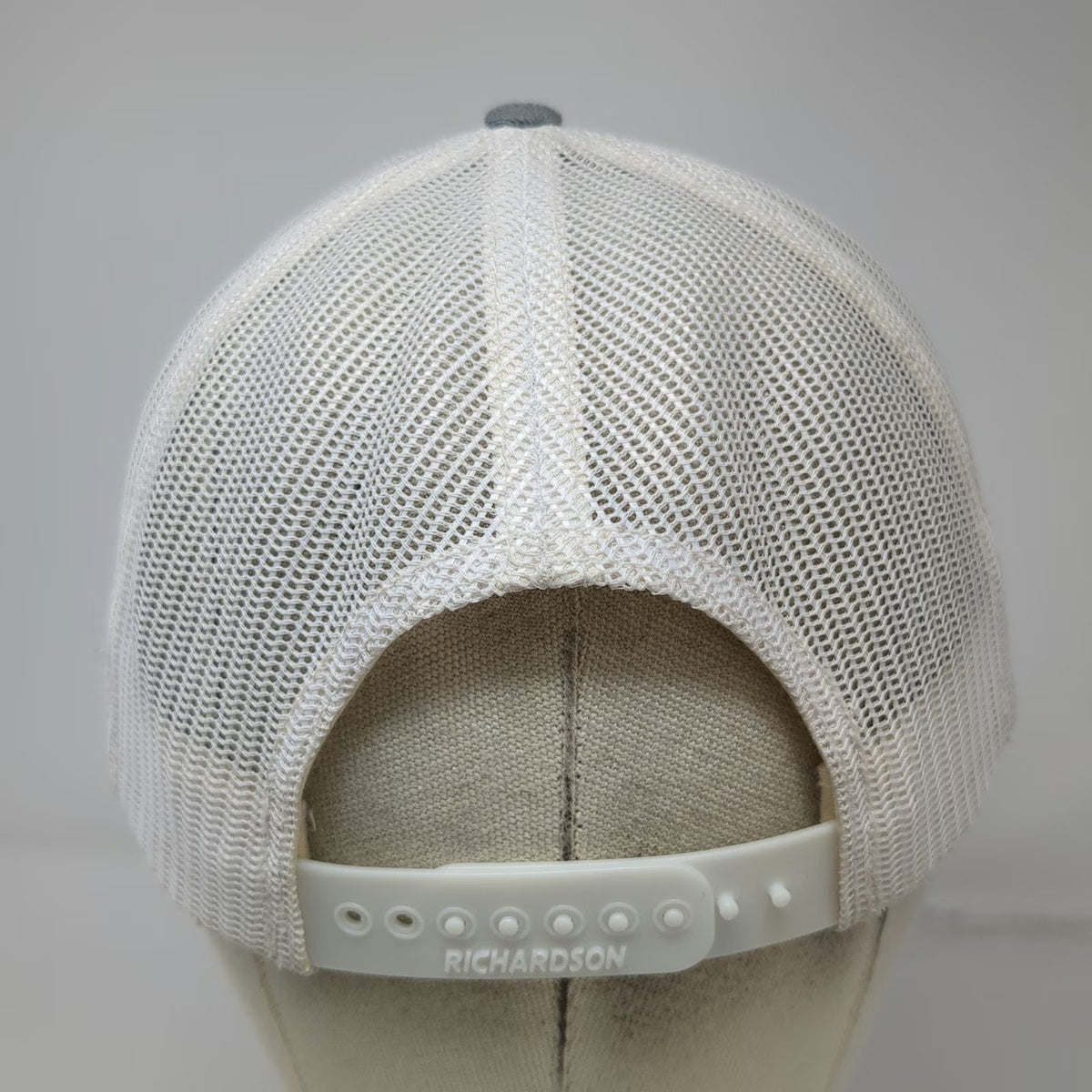 Richardson Trucker Hat Gray One Size Yee Yee Apparel Co Patch Mesh Snapback