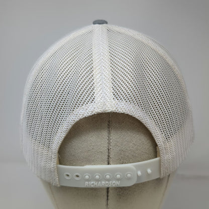 Richardson Trucker Hat Gray One Size Yee Yee Apparel Co Patch Mesh Snapback