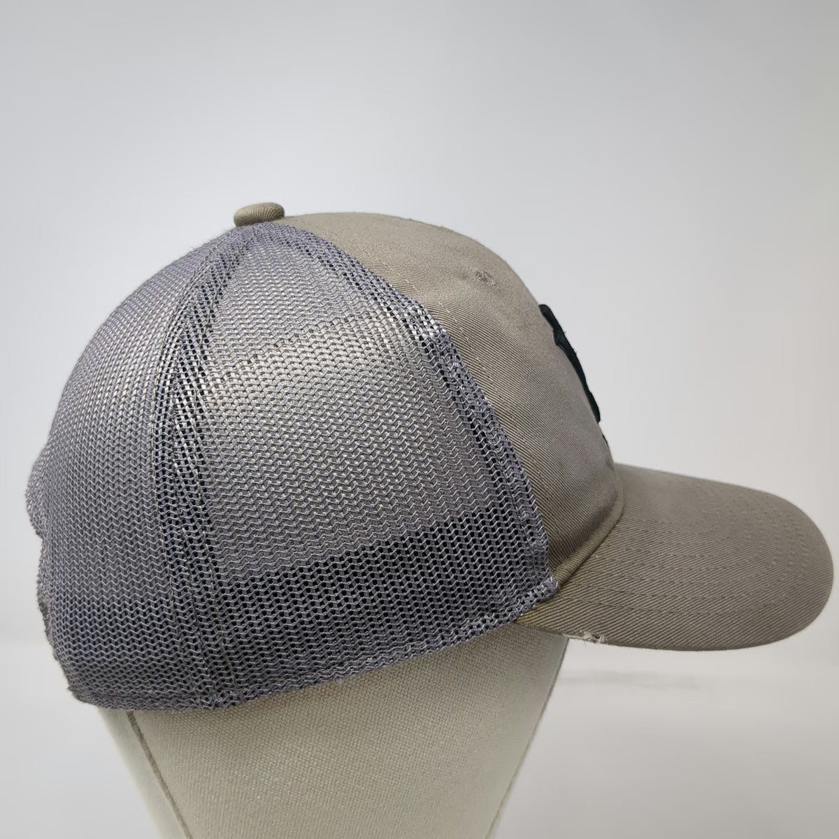 Vortex Trucker Hat Gray One Size Mesh Back Snapback Logo Hunting Shooting Gear