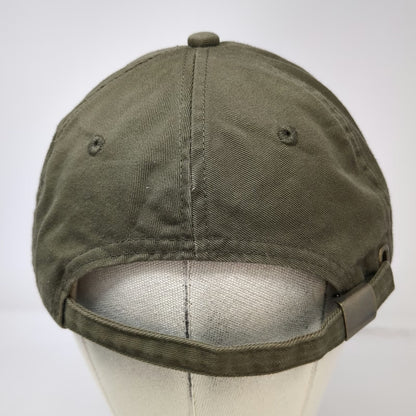 K-Products Baseball Cap Green One Size Rain Bird Logo Slideback Adjustable Hat