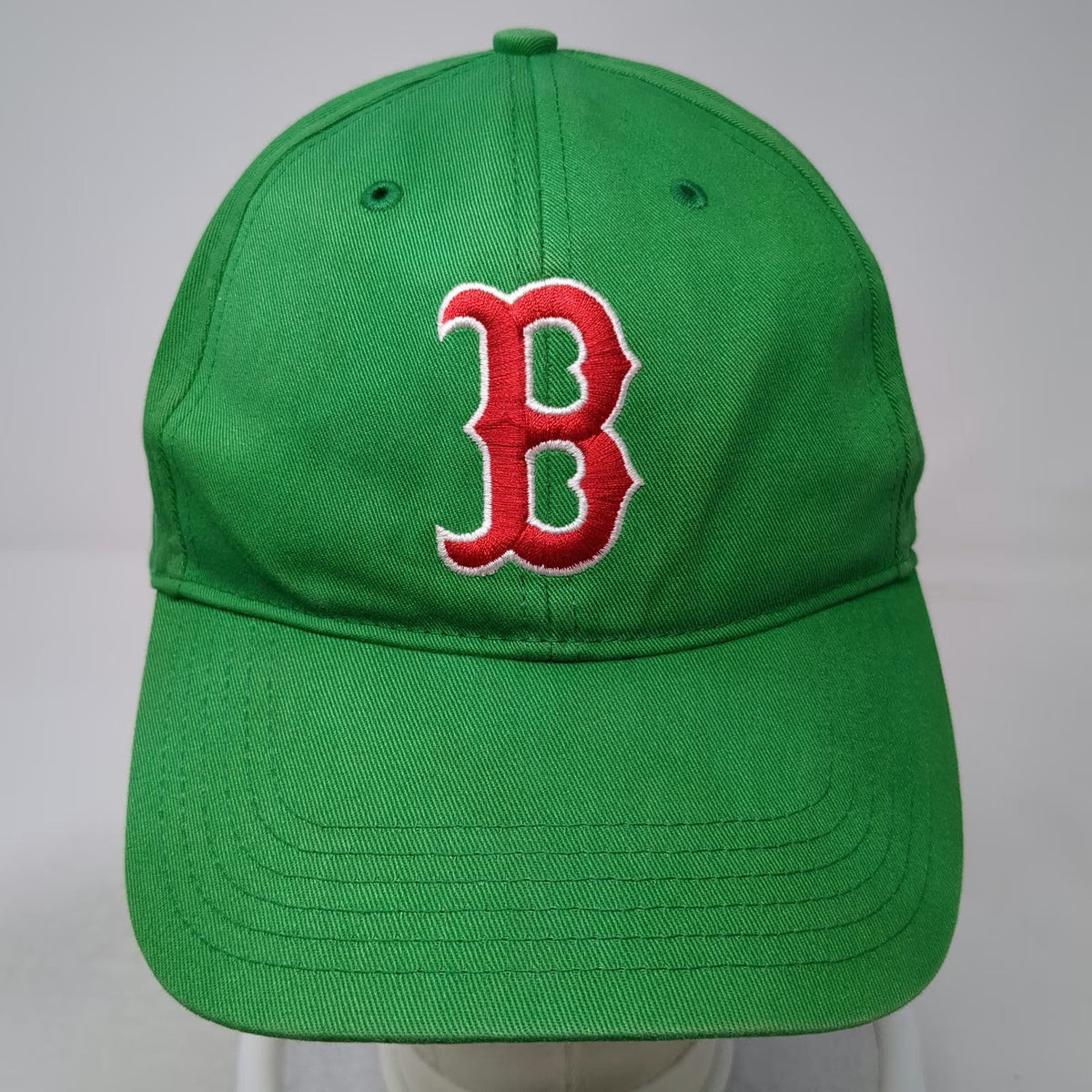 Boston Red Sox MLB Green White Baseball Cap One Size Strapback Embroidered Hat