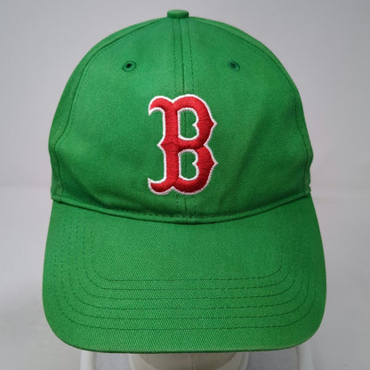 Boston Red Sox MLB Green White Baseball Cap One Size Strapback Embroidered Hat